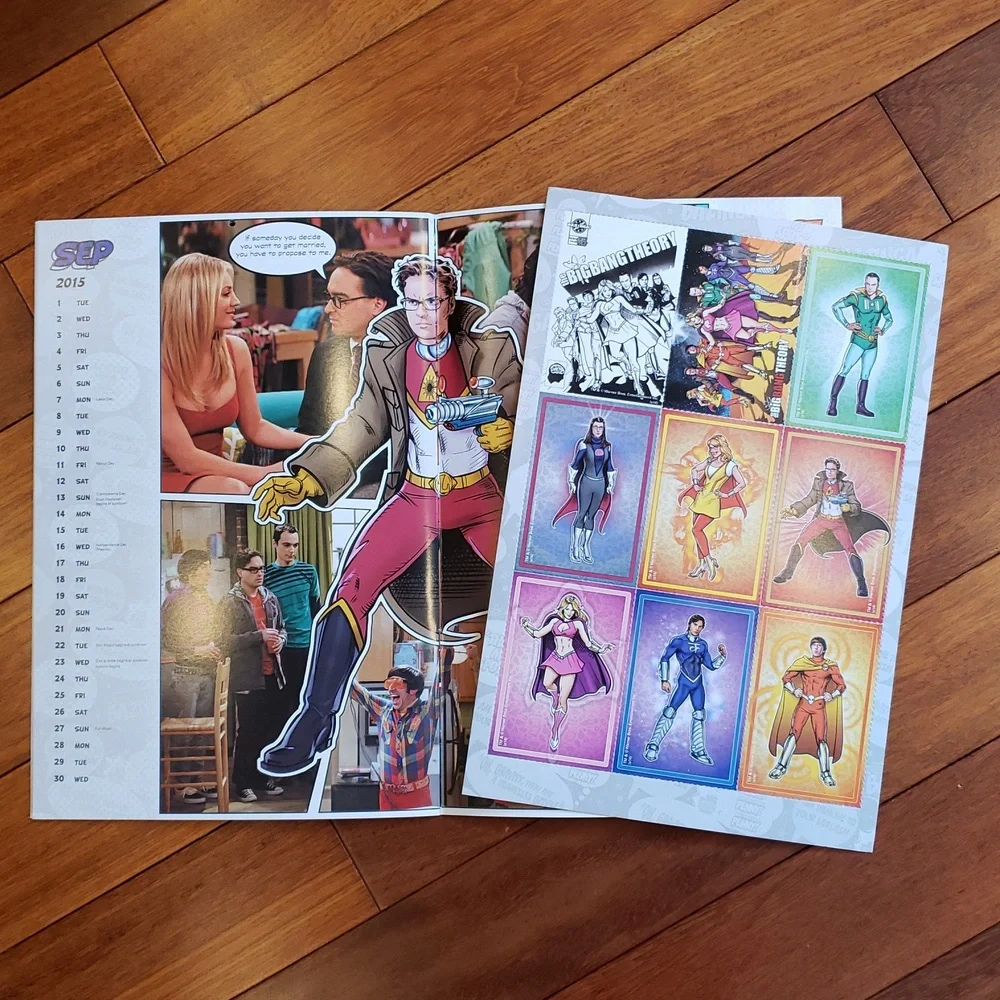 Big Bang Theory 2015 Calendar  16 month  Bazinga